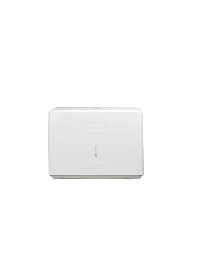 Wall Mounted Tissue Paper Dispenser – Durable Plastic – Moisture Resistant – White - Image 1